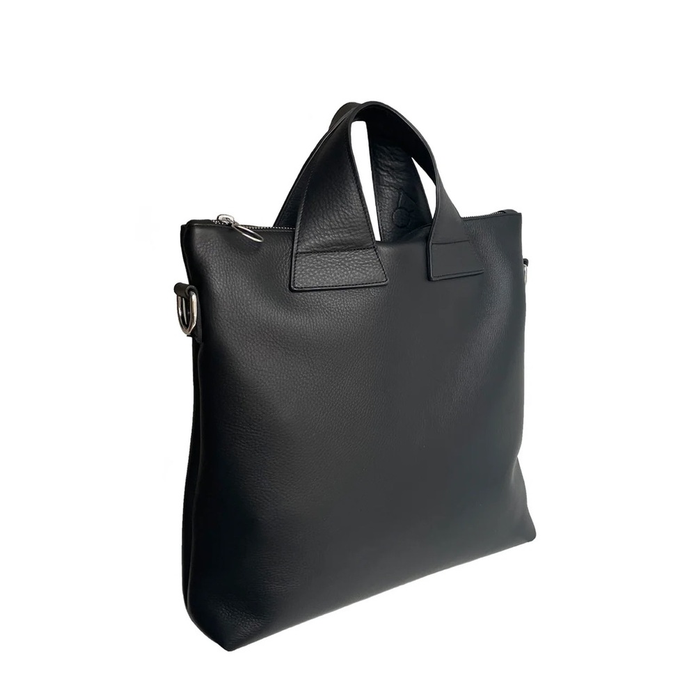 No/An Studio Simo Tote black leather NEW - Picture 9 of 16